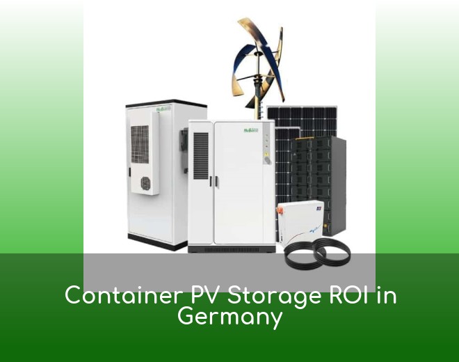 Container PV Storage ROI in Germany